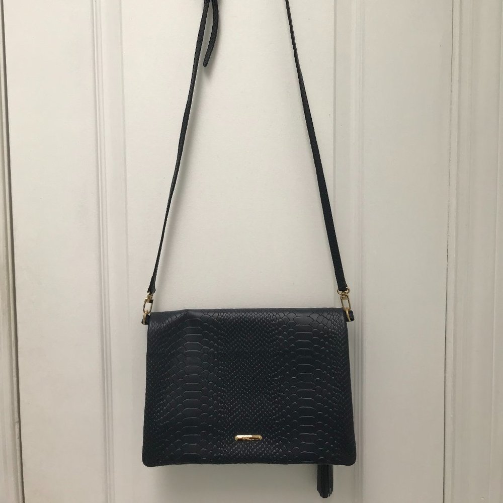 GiGi New York Leather Convertible Clutch